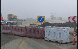 BakıQazax yolunda 10a yaxın maşın toqquşdu 