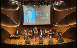 Xalq artisti İslam Rzayevin 90 illik yubileyinə həsr olunan gecə keçirilib  FOTO