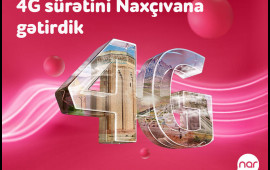 “Nar” 4G şəbəkəsi Naxçıvanda!