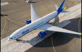 Silk Way West Airlines şirkətinin üçüncü Boeing 777 yük təyyarəsi Bakıya gəlib