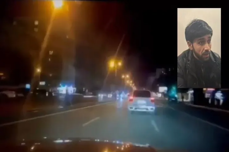 Yasamalda "Porsche" ilə "avtoş"luq edən həbs olundu  VİDEO