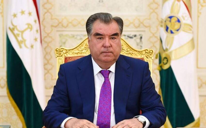 Emoməli Rəhmonun Azərbaycana səfəri başa çatıb