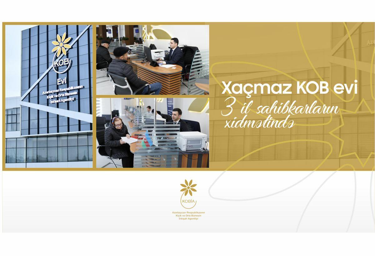 3 ildə “Xaçmaz KOB evi”ndə sahibkarlara 90 mindən çox xidmət göstərilib