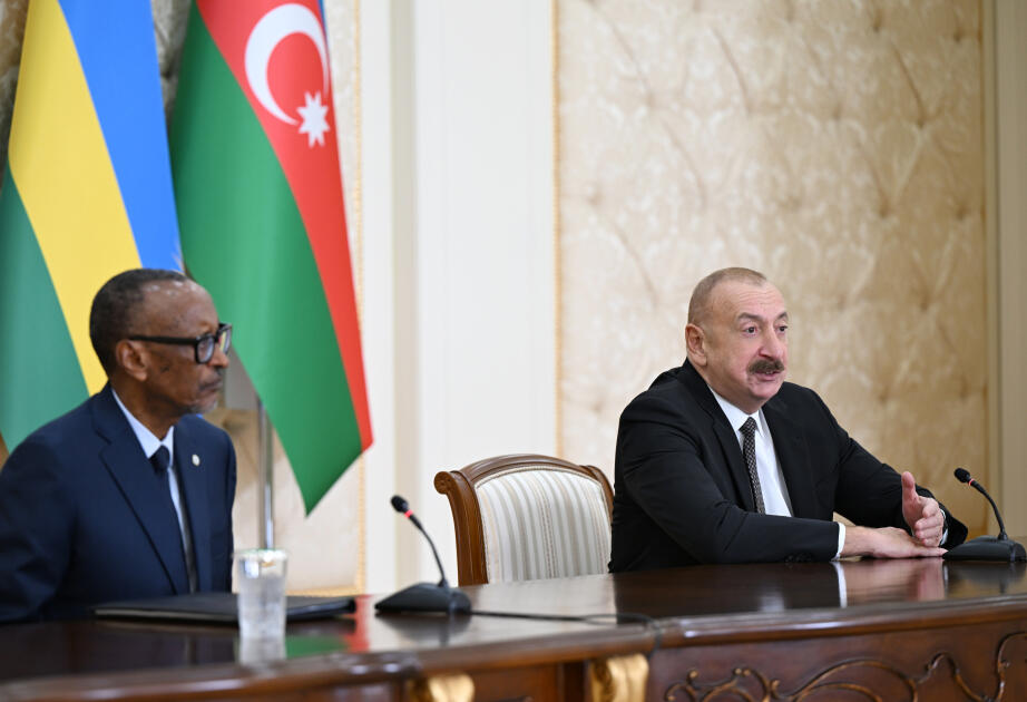 Prezident İlham Əliyev: Azərbaycan ilə Ruanda yaxşı tərəfdaş və dostlardır
