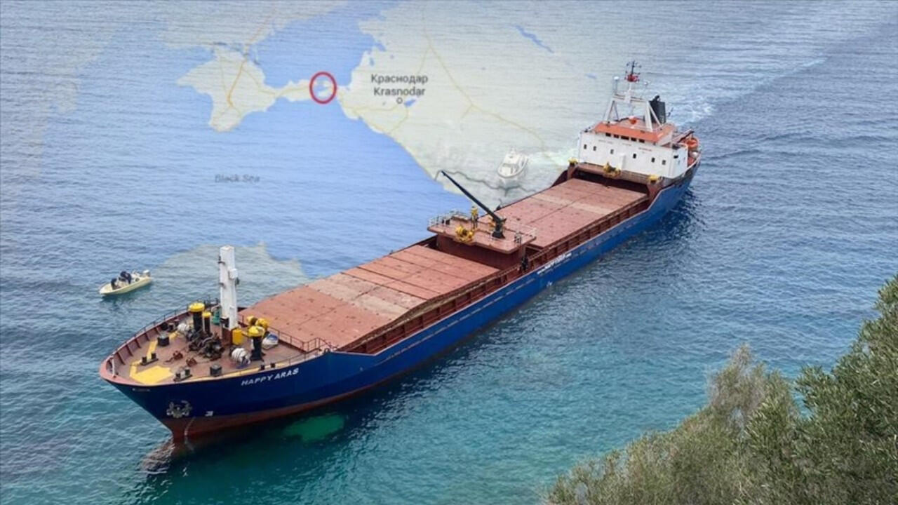 T&uuml;rkiyə gəmisi Qara Dənizdə saya oturdu 