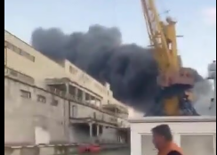 Rusiya Ukraynada Türk gəmisini vurdu 