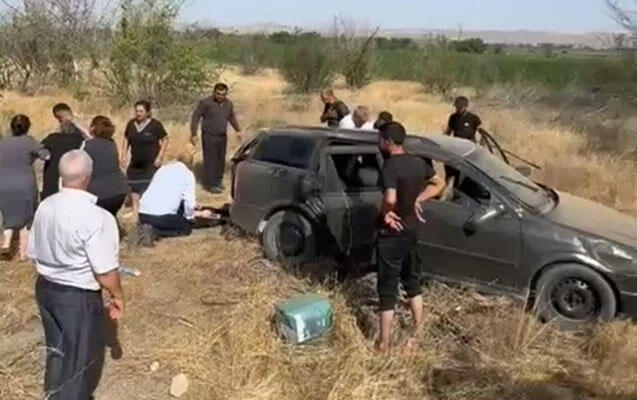 Şəhid ailəsi qəzaya düşdü  çox sayda yaralı var 