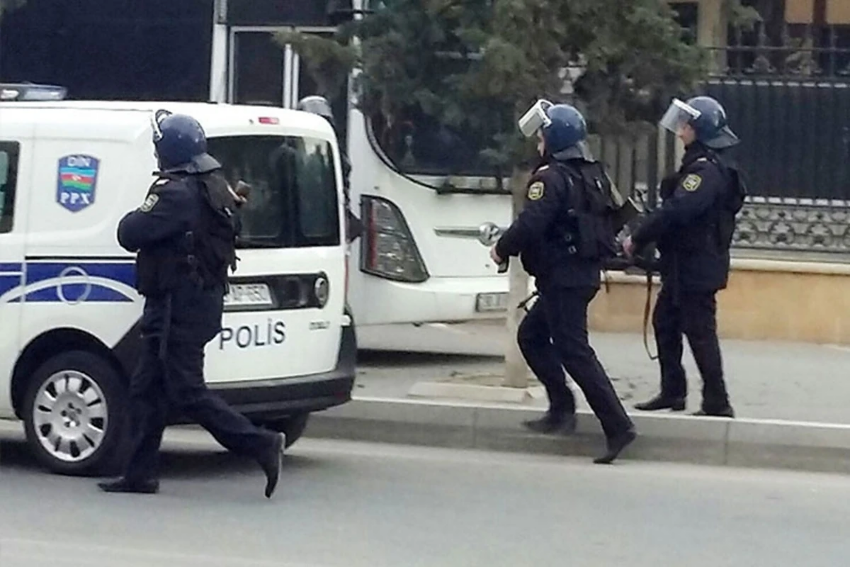 Polis Qazaxda əməliyyat keçirdi