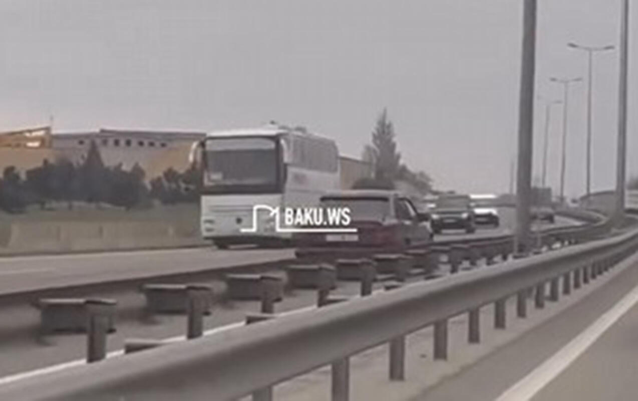 Magistralda “protiv” gedən sürücü həbs edildi  VİDEO