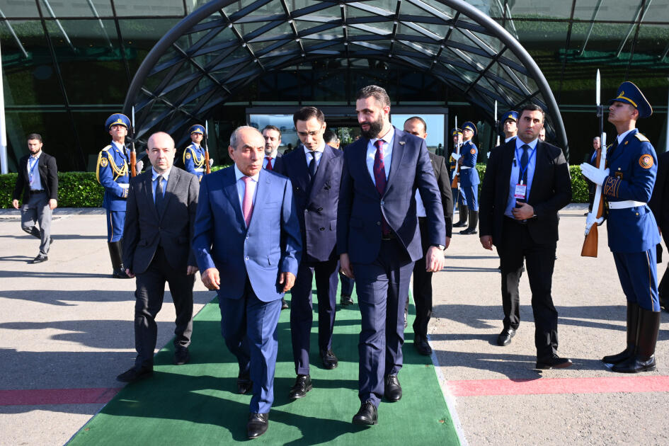 Əhməd Əl Şaraanın Azərbaycana səfəri başa çatıb  FOTO