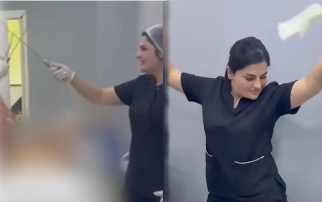 Həkimlərin rəqs etdiyi görüntülərdə əməliyyat olunan pasiyent danışdı 