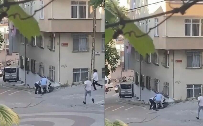 İstanbulda silahlı insident  Ölən var