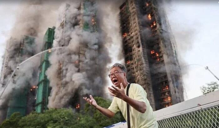 Honkonqda baş verən yanğın nəticəsində &ouml;lənlərin sayı artdı