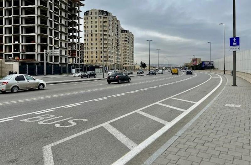 Bakının mərkəzindəki bu yolda qəza riski yüksəkdir