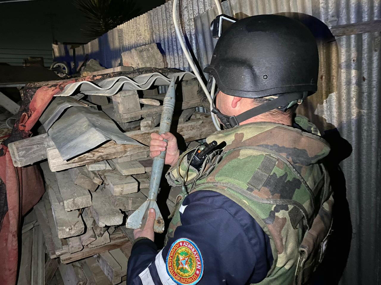 Bakıda döyüşə yararlı tank mərmisi aşkarlandı 