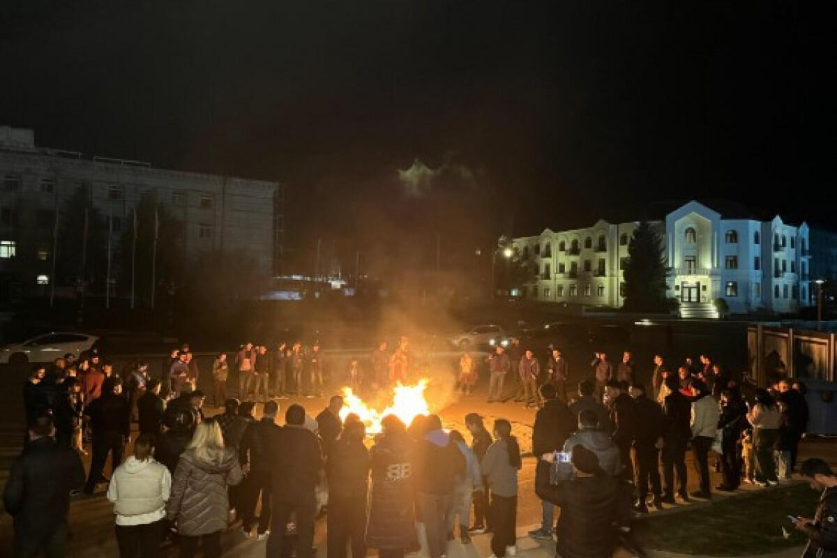 Xankəndi, Xocalı və Ağdərədə bayram tonqalları qalandı  FOTO