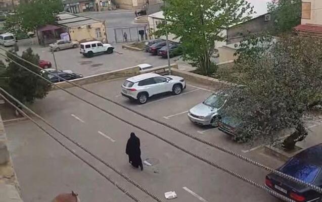 Çadralı qadınla bağlı videonu yayanın kimliyi bilindi  Polis işə qarışdı
