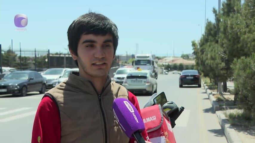 Yazısı ilə sosial şəbəkələrdə gündəm olan kuryer danışdı 