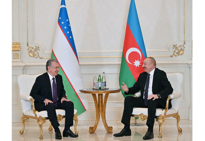 Prezident Şavkat Mirziyoyev ilə görüşüb  FOTO