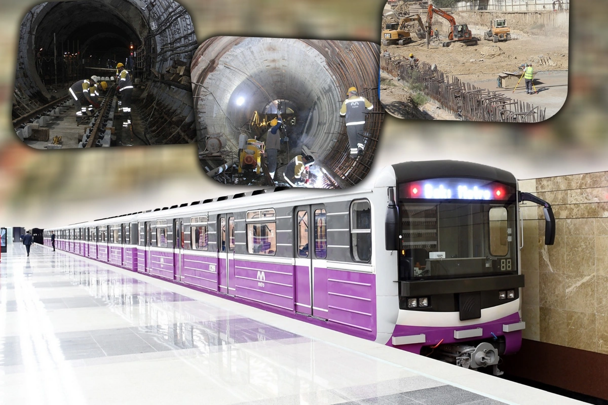 Bakıda bu ərazilərdə 10 yeni metro stansiya tikiləcək 