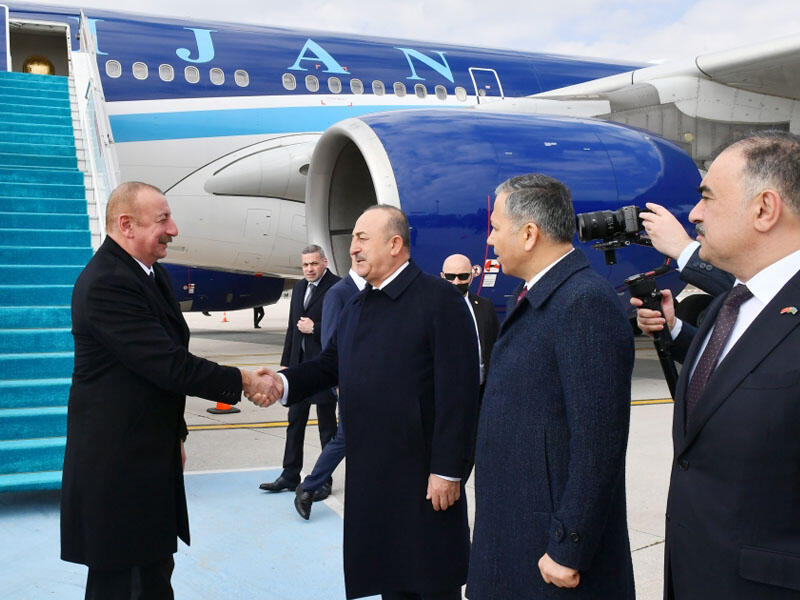 Prezident İlham Əliyev Türkiyədə işgüzar səfərdədir  FOTO