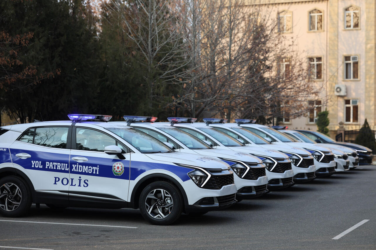 Polis orqanlarına yeni avtomobillər verildi  FOTO