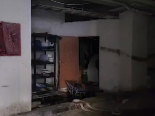 Dəhşətli yanğının başladığı yerdən görüntülər 