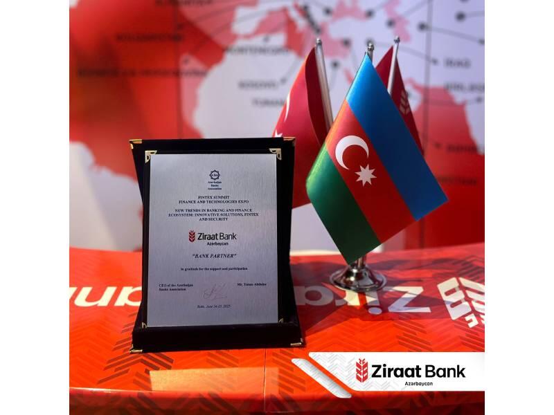Ziraat Bank Azərbaycan “FINTEX SUMMIT BAKU 2025 Maliyyə və Texnologiyalar Sərgisi”ndə təltif olundu