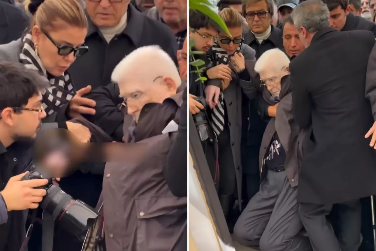 Haldun Dormenin dəfnində qorxu dolu anlar: Aktyor huşunu itirdi 