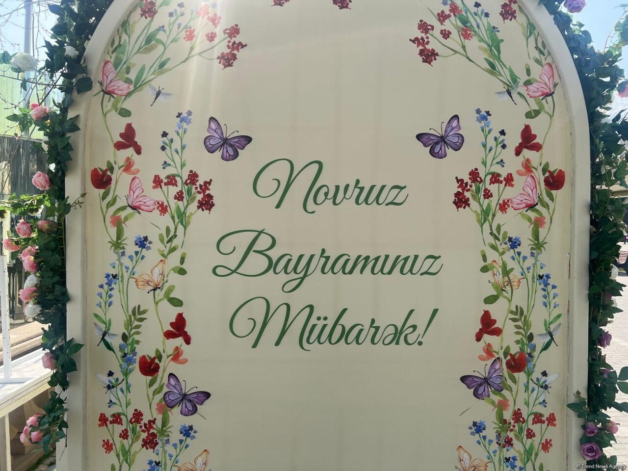 Bakı Bulvarında Novruz bayramıı yarmarkası təşkil olunub 