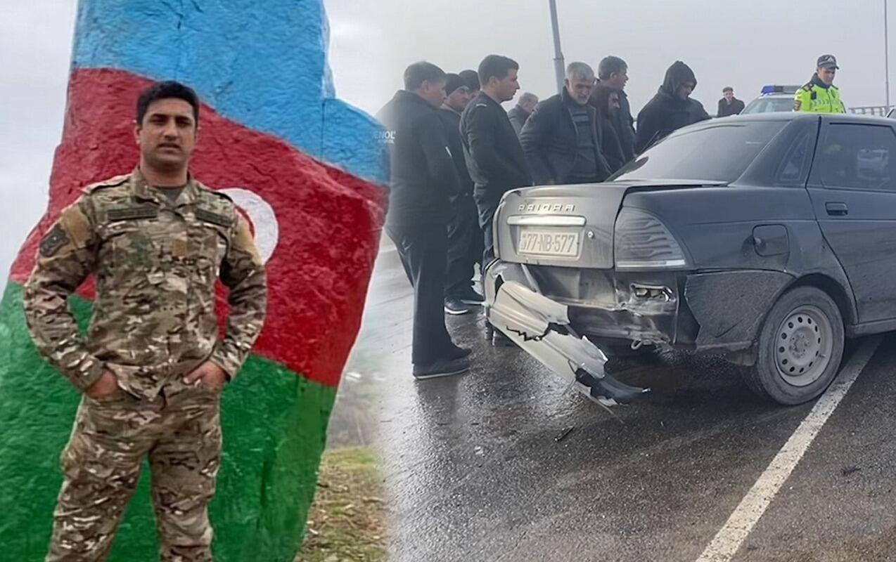 Mais Bərxudarovun s&uuml;r&uuml;c&uuml;s&uuml; olmuş hərb&ccedil;i qəzada həlak oldu 