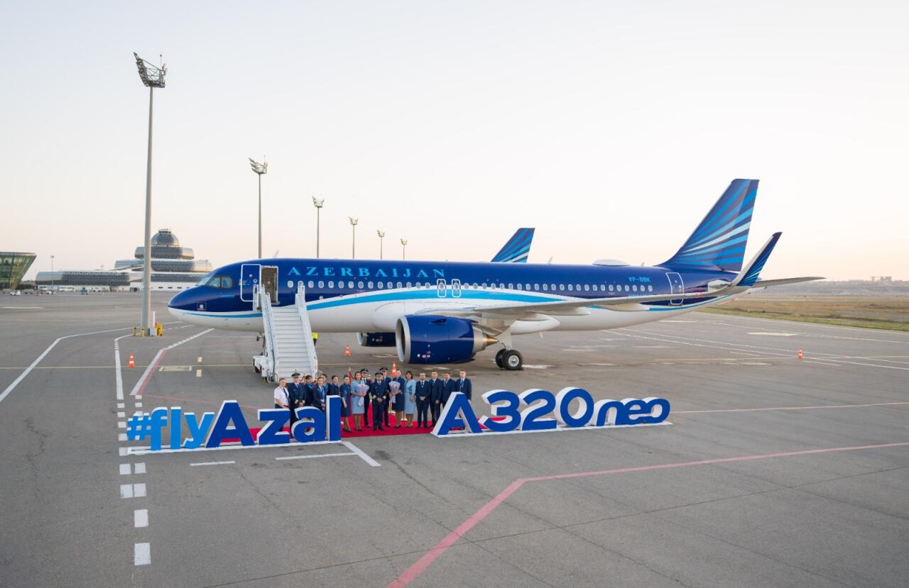 AZAL donanmasını yeniləməyə davam edir: cari ildə ikinci yeni “Airbus A320neo” Bakıya gəldi  FOTO