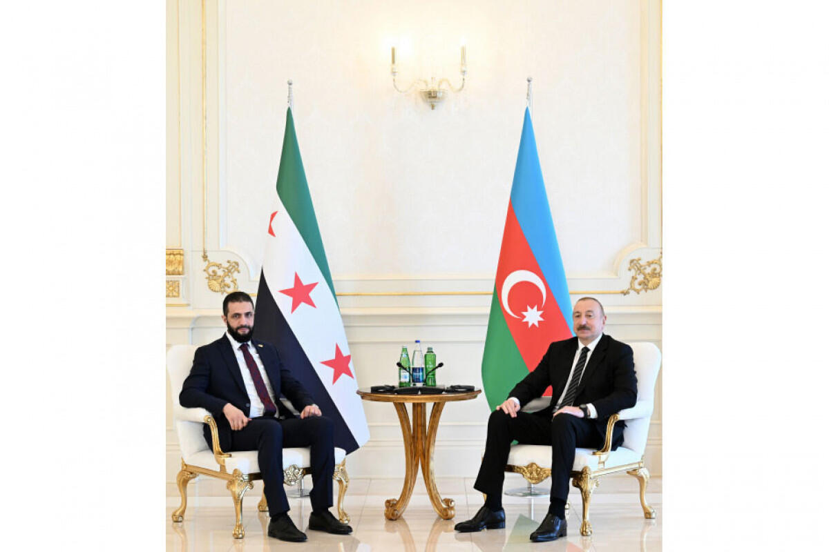 Əhməd Əl Şaraa İlham Əliyevə təşəkkür edib