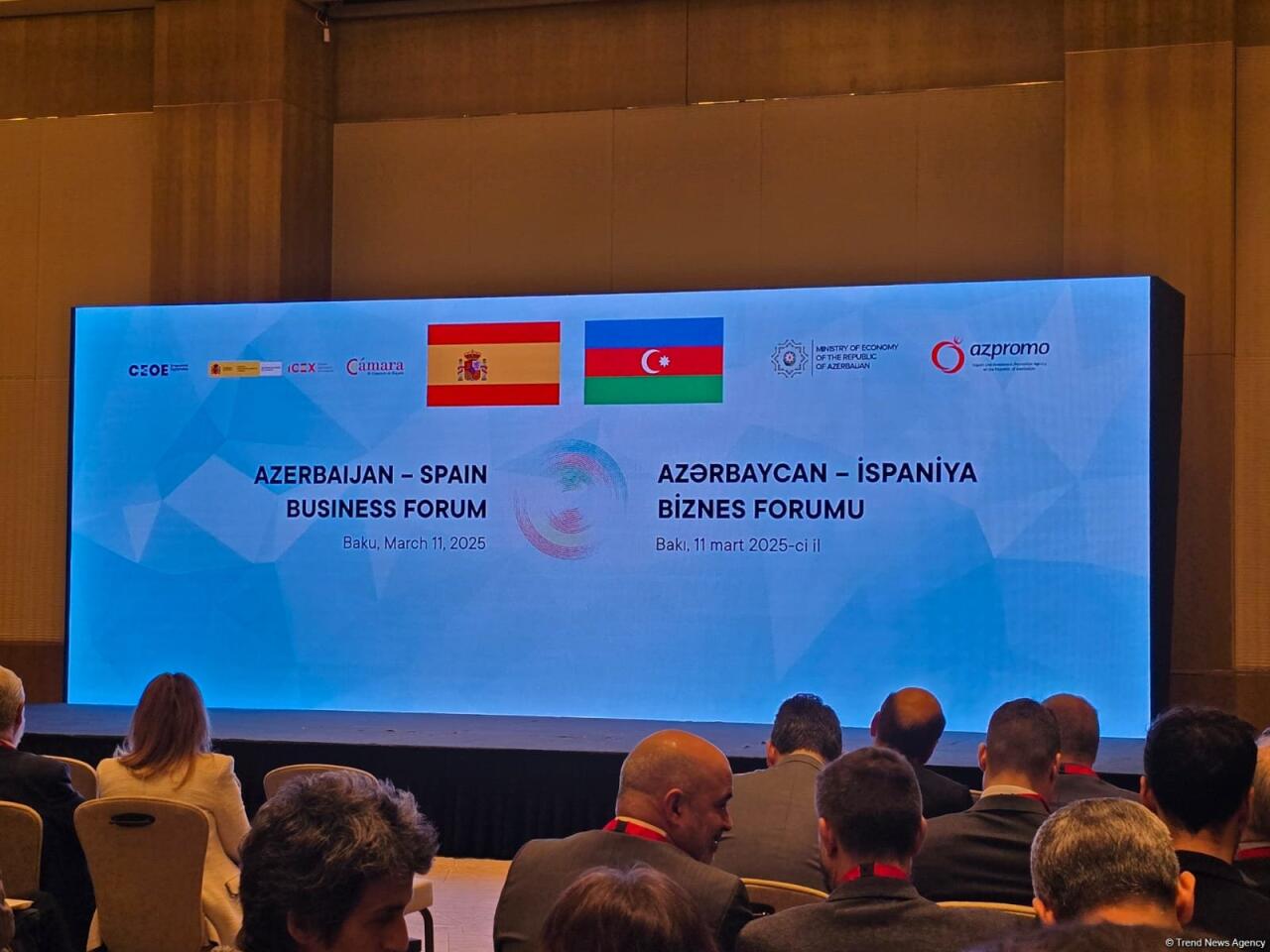 Bakıda Azərbaycanİspaniya biznes forumu keçirilir