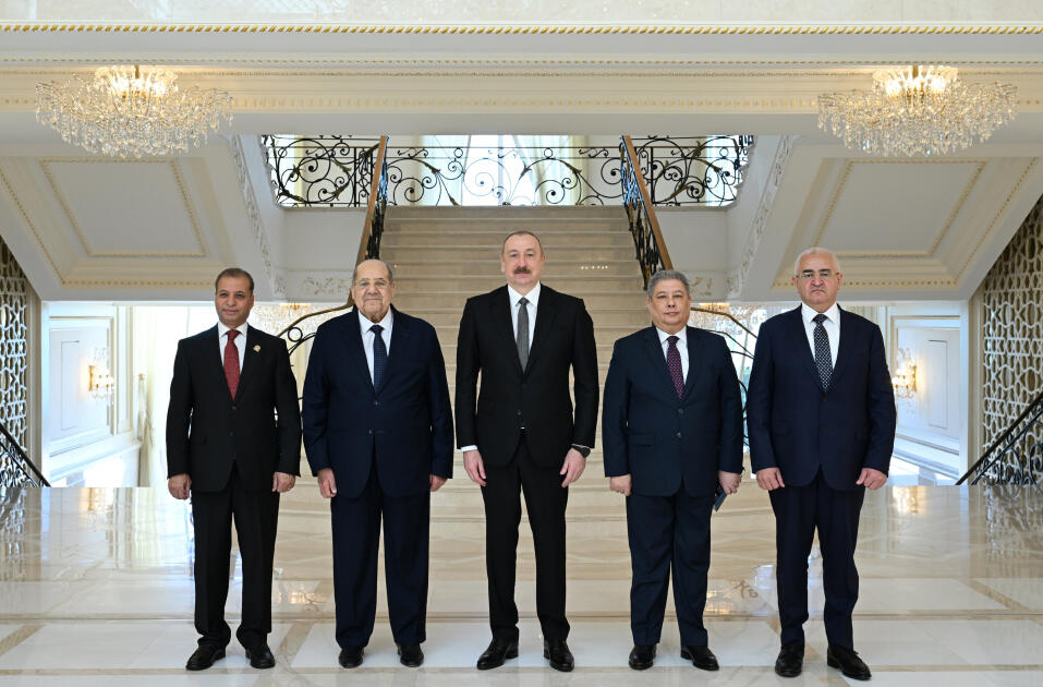 Prezident İlham Əliyev Misir Senatının sədrini qəbul edib  FOTO