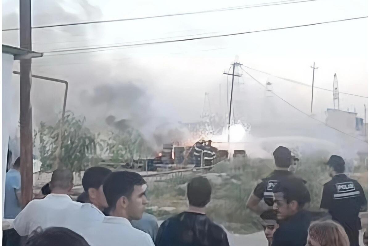 Bakıda yaşayış evlərinə yaxın ərazidə YANĞIN 