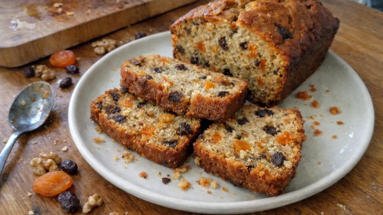 Meyvəli "Atom Keks" resepti: Meyvələr dibə &ccedil;&ouml;km&uuml;r, yupyumşaq tekstura