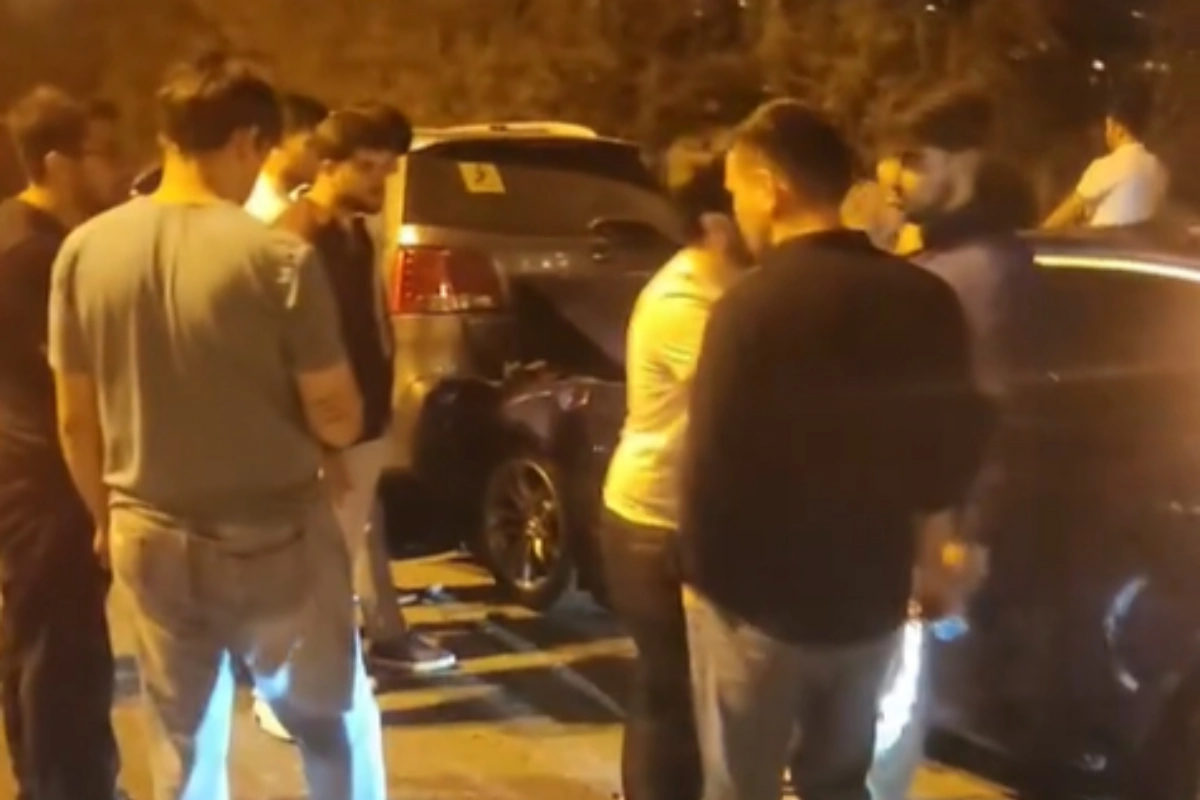 Bakıda baş verən zəncirvari qəzanın ANBAAN GÖRÜNTÜLƏRİ 
