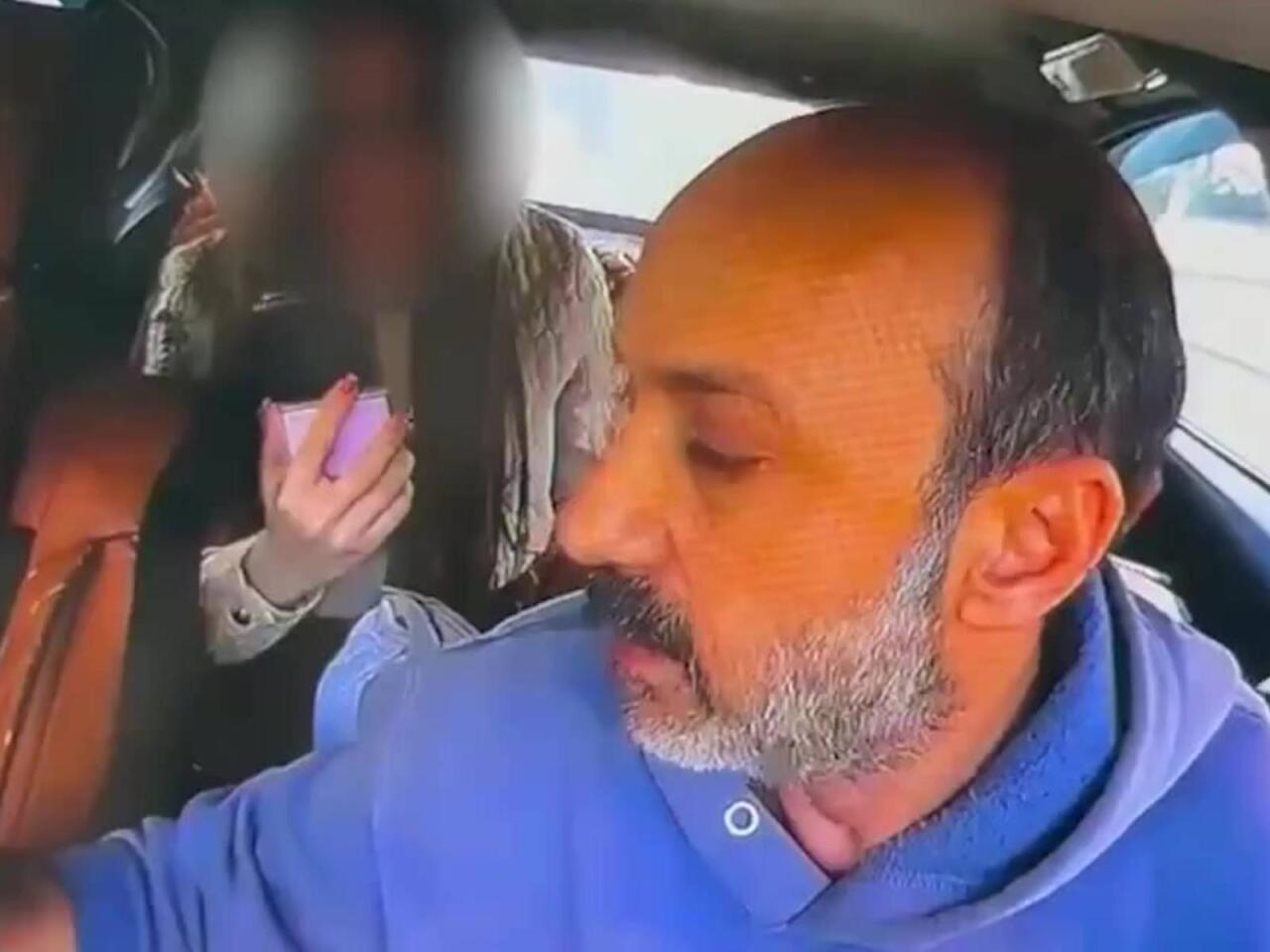 Qadından taksi sürücüsünə qarşı ağlasığmaz hərəkət  Anbaan görüntülər