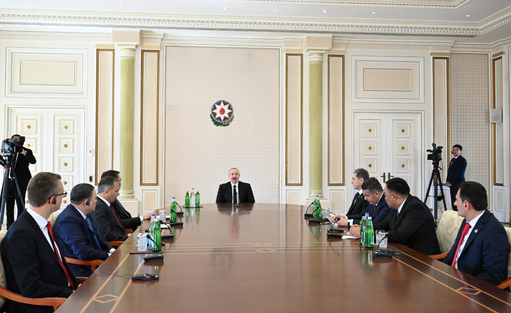 Prezident İlham Əliyev TDTnin daxili işlər nazirlərini qəbul edib  FOTO