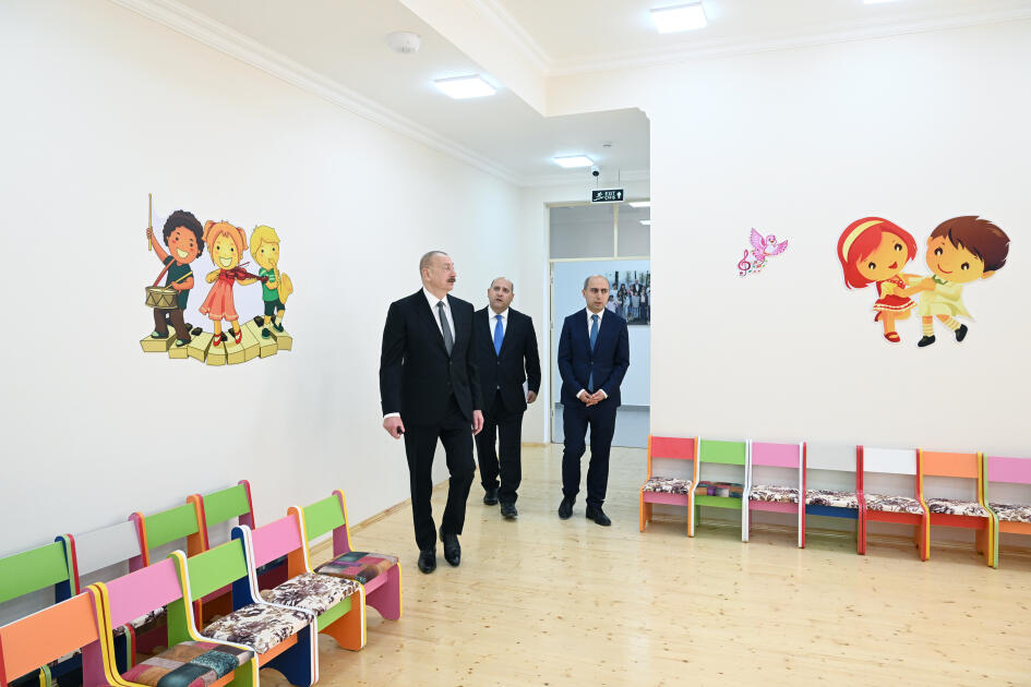 Ağdamın Kəngərli kəndində körpələr eviuşaq bağçasının açılışı olub  FOTO