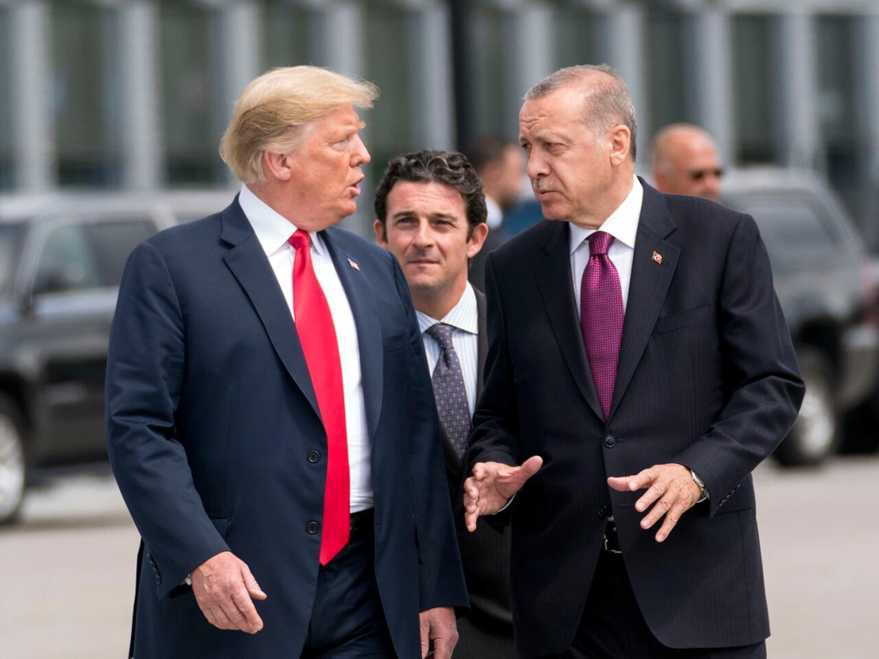 Ərdoğan Trampla görüşdü  Nələri müzakirə etdilər?  FOTO