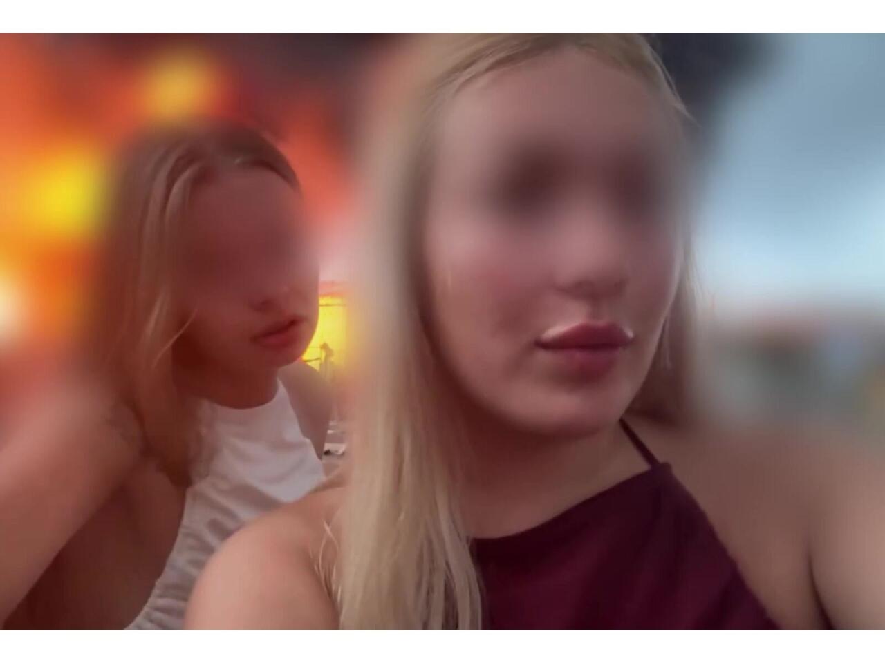 Yanğının qarşısında tiktok çəkən qızlar saxlanıldılar  VİDEO