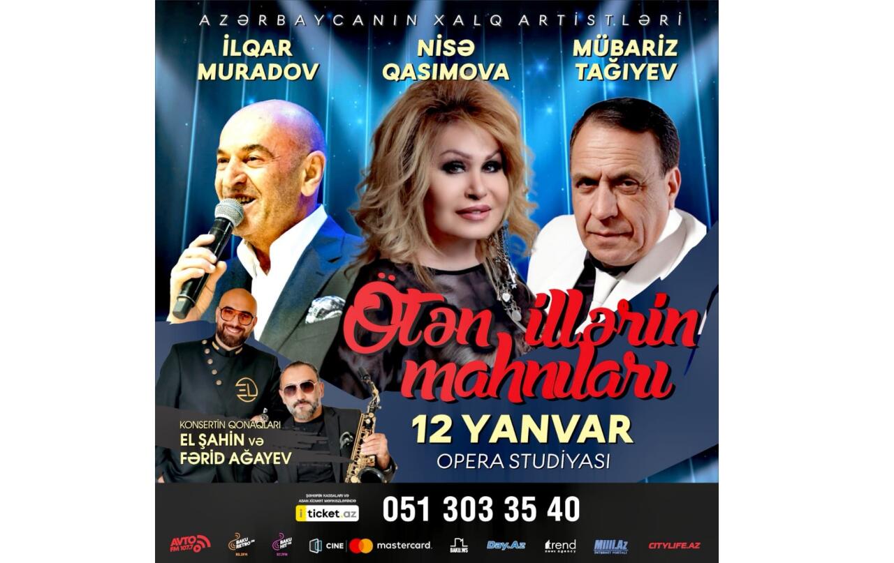 Azərbaycanın xalq artistləri konsert proqramı ilə çıxış edəcəklər