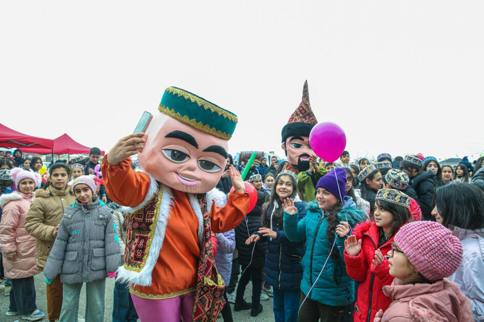 Leyla Əliyevanın təşəbbüsü ilə Xızıda uşaqlar üçün Novruz şənliyi keçirilib  FOTO