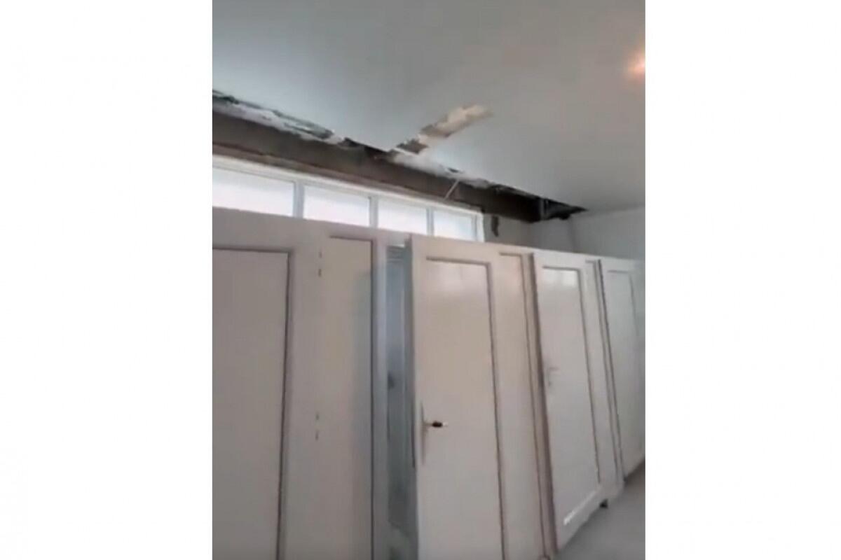 Bakıda qəzalı vəziyyətdə olan məktəblə bağlı