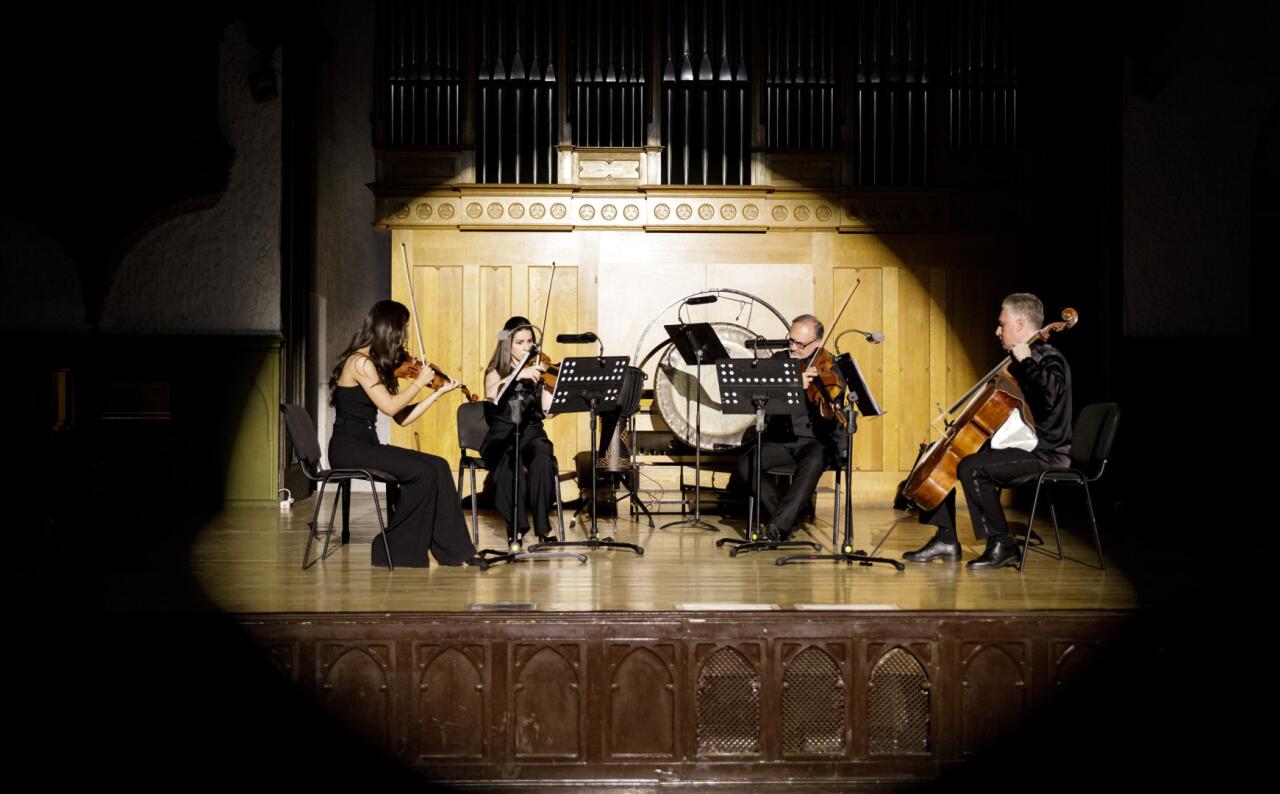 Dövlət Simli Kvartetinin "Kamera musiqisi axşamı" adlı özünəməxsus konserti baş tutub  FOTO