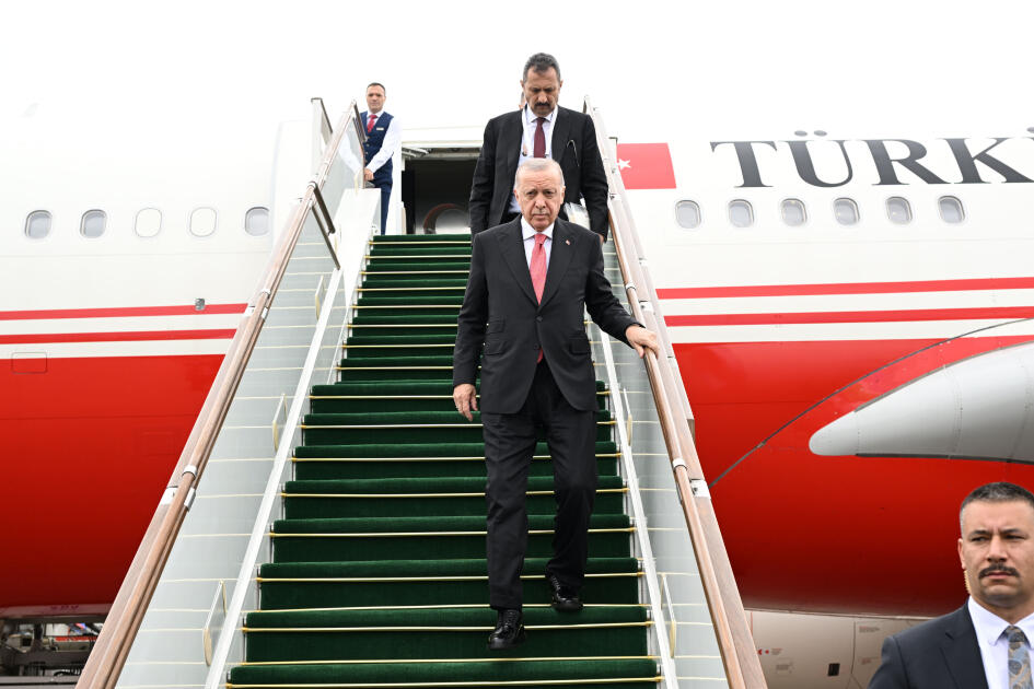 Ərdoğan Azərbaycana səfərə gəlib  FOTO