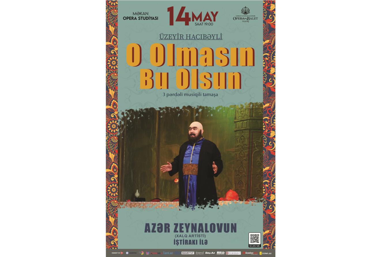 “O olmasın, bu olsun“ tamaşasını nümayişi olacaq  əsas rolda Azər Zeynalov