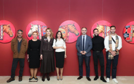 Leyla Əliyeva Azərbaycan Milli Xal&ccedil;a Muzeyini ziyarət edib  FOTO